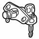 Toyota 69055-41110 Lock Cylinder, Rear