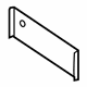 Toyota 64427-04050-C0 Luggage Compart Cover, Passenger Side