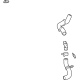 Toyota 16057-F0070 Radiator Hose, Driver Side