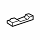 Toyota 66413-48080 Headliner Spacer, Front Passenger Side