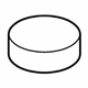 Toyota 81952-52010 High Mount Lamp Cap, Rear