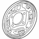 Toyota 47043-52120 Backing Plate, Rear Passenger Side