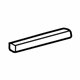 Toyota 53739-35011 Apron Panel Seal, Rear