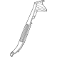 Toyota 62551-62010-C0 Lock Pillar Trim, Passenger Side