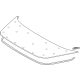 Toyota 75772-42020 Center Molding, Rear