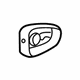 Toyota 69217-60120-A0 Cover, White, Passenger Side