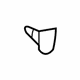 Toyota 64818-12060 Lift Gate Glass Spacer, Passenger Side