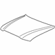 Toyota 53301-60510 Hood, Front
