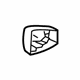 Toyota 69227-0E040-A1 Handle, Outside Rear Cover, White