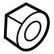 Toyota 90170-A0009 Outer Tie Rod Adjust Nut