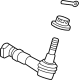 Toyota 45046-09891 Outer Tie Rod, Passenger Side