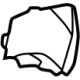 Toyota 52162-0A060 Tow Eye Cap, Rear
