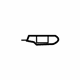 Toyota 90430-09003 Wheel Opening Molding Seal, Center