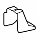 Toyota 72138-AE010-B0 Rear Cover, Outer Driver Side