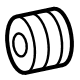 Toyota 88897-60170 Fan Assembly Grommet, Driver Side