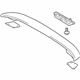 Toyota 76085-52130-B0 Spoiler Assembly, Dark Gray, Rear