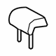 Toyota 71960-47100-B3 Headrest, Center, Gray