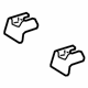 Toyota 72123-47030-C0 Track Cover