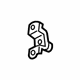 Toyota 68956-0T010 Control Rod Bracket, Upper Driver Side