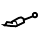 Toyota 69730-0C060 Lock Cable, Rear