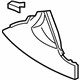 Toyota 58817-06010-B1 Front Trim, Gray, Driver Side