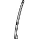 Toyota 67407-62010 Division Bar, Rear Lower Passenger Side