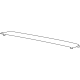 Toyota 62791-62010 Upper Molding, Passenger Side