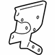 Toyota SU003-01962 Radio Mount Bracket, Passenger Side