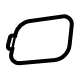 Toyota 52163-62900 Tow Eye Cap, Passenger Side