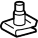 Toyota 90467-05176 Splash Shield Retainer Nut