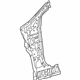 Toyota 61024-47110 Inner Hinge Pillar, Driver Side