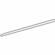 Toyota 75731-08030-A2 Body Side Molding, White, Outside Passenger Side