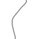 Toyota 63249-08050 Drain Hose, Front Passenger Side