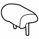 Toyota 71940-06540-B1 Headrest, Gray, Rear