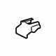 Toyota 72124-0E080-C0 Track End Cover, Outer Front Driver Side