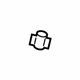 Toyota 71759-0E010 Seat Back Frame Hook, Front