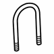 Toyota 90117-A0002 Seat U-Bolt