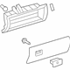 Toyota 55320-0C012-B0 Glove Box Assembly, Gray, Lower Passenger Side