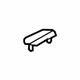 Toyota 58354-0T010 Side Panel Reinforcement, Rear Passenger Side