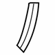 Toyota 58745-47010 Quarter Panel Protector, Front Passenger Side