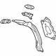 Toyota 61737-47901 Gutter Extension, Inner Passenger Side