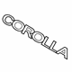 Toyota 75442-12C00 Nameplate, Chrome, Rear