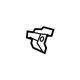 Toyota 71304-12080 Hinge, Driver Side