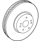Toyota 43512-78020 Disc, Front