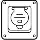 Toyota 85530-0C081 Power Outlet, Rear