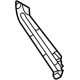 Toyota 65623-0C060 Rear Skirt, Passenge Side
