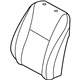 Toyota 71073-47120-B0 Seat Back Cover, Gray, Front