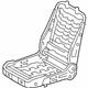Toyota 71110-47031 Seat Frame, Passenger Side