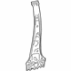 Toyota 61032-52071 Inner Center Pillar, Passenger Side