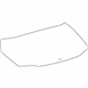 Toyota 68105-10900 Lift Gate Glass, Rear